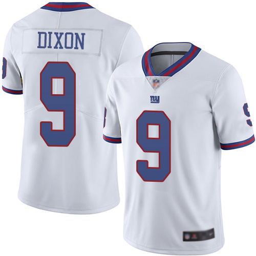 Men New York Giants #9 Riley Dixon Limited White Rush Vapor Untouchable Football NFL Jersey